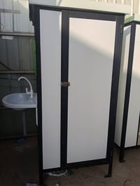 تواليت لمواقع العمل والمهندسين بي في سي بنل  قياس 95×95  السعر 225  يت...