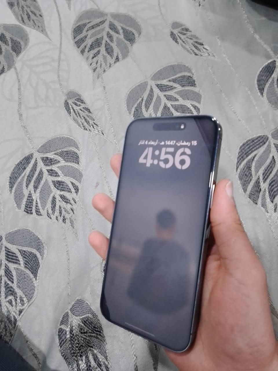 ايفون 14برو ماكس 128 دبل سيم za نضافة 90% جهاز ما مفتوح حصرا بطارية 85 بلادي خاص مقفول التواصل عبر الرقم او وتساب *********** مكان موصل السعر 750,000
