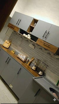 كاونتر مترين • سنك متر و٢٠ • خشب MDF