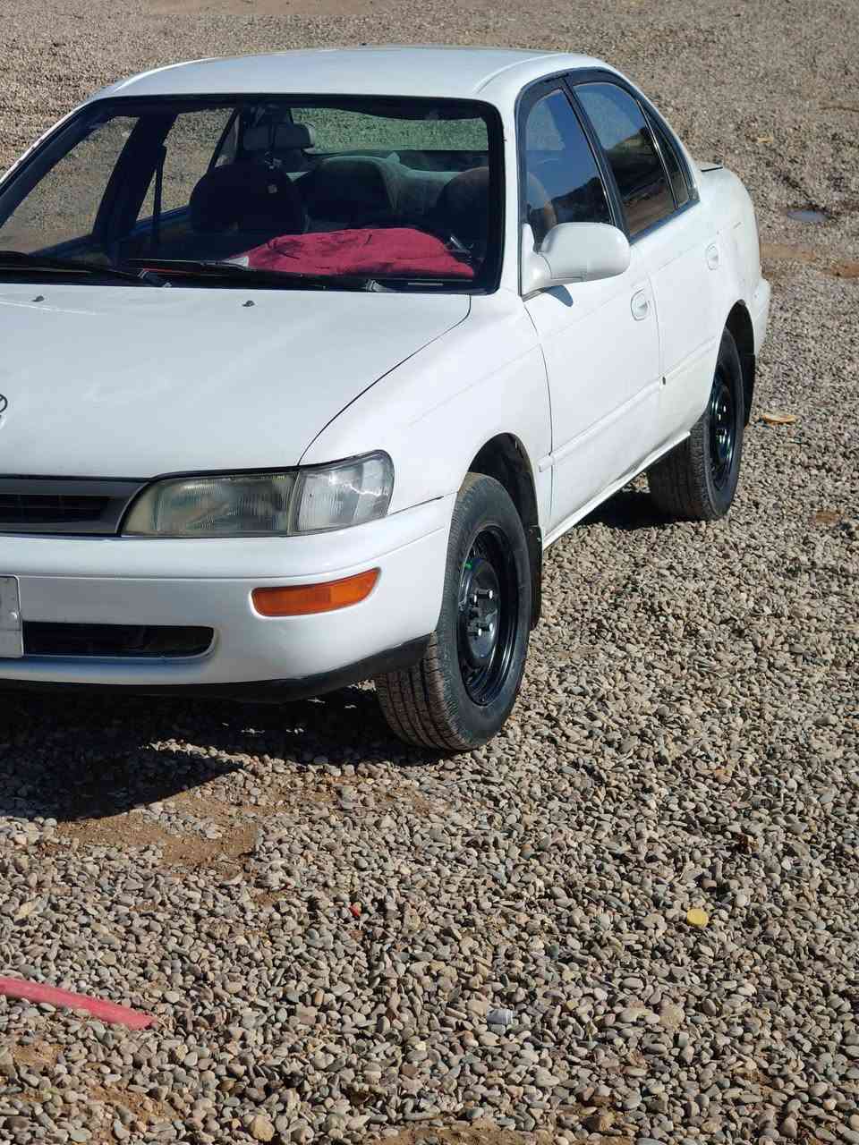 كورلا 93 رقم بغداد مشروع وطني تحويل او وكاله       محرك 1800كير  ومشط جديد تدفئه شغاله صبغها بلادي بيهه جامرلغ الخلفي بي شبر مسحوب على بارد بدون دواخل ومكانات تكحيل  بدون اي معجون  سياره جاهزه اي خياس مابيهه ولامعمره بيهه بس الجام الخلفيه متنزل  غير شي مابيهه عنوان ديالى خانقين السعر 55 
***********
***********
