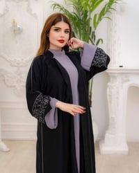 تطريز حاسبة • بشت حرير • فستان زوم