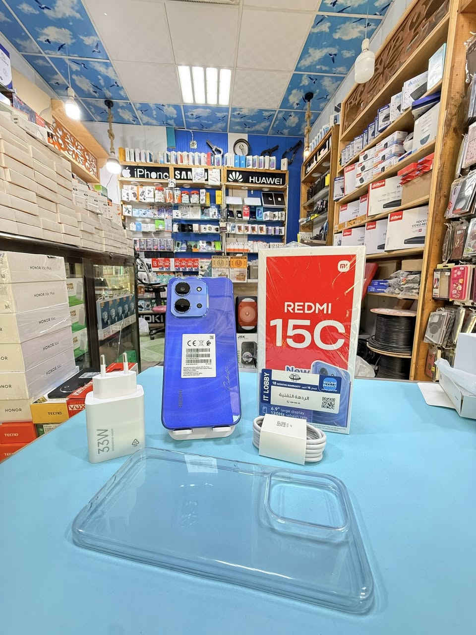 الهاتف الحديث و الإقتصادي بآداء مميز السعر 🔥
هاتف Redmi 15C الأحدث من Xiaomi✨

بمعالج Helio G81 Ultra الرائد ⚡️
و بطارية عملاقة بحجم 6000mAh بسرعة شحن 33W🔋
مقاوم للماء والغبار بمعيار IP64💧
و كميرا بدقة 50MB تدعم تصوير FHD 📸

متوفر بجميع سعات التخزين 
256GB - Ram 8GB

متوفر في مكتب بهاء للموبايلات 

العنوان / ديالى - المقدادية - السوق القديم - مقابل مصور الكندي 
للاستفسار ( ***********)
صفحتنا على TikTok 

http://www.tiktok.com/@bahaagaleel
صفحتنا على الفيس

https://www.facebook.com/share/1GTQm2xtkA/?mibextid=wwXIfr
