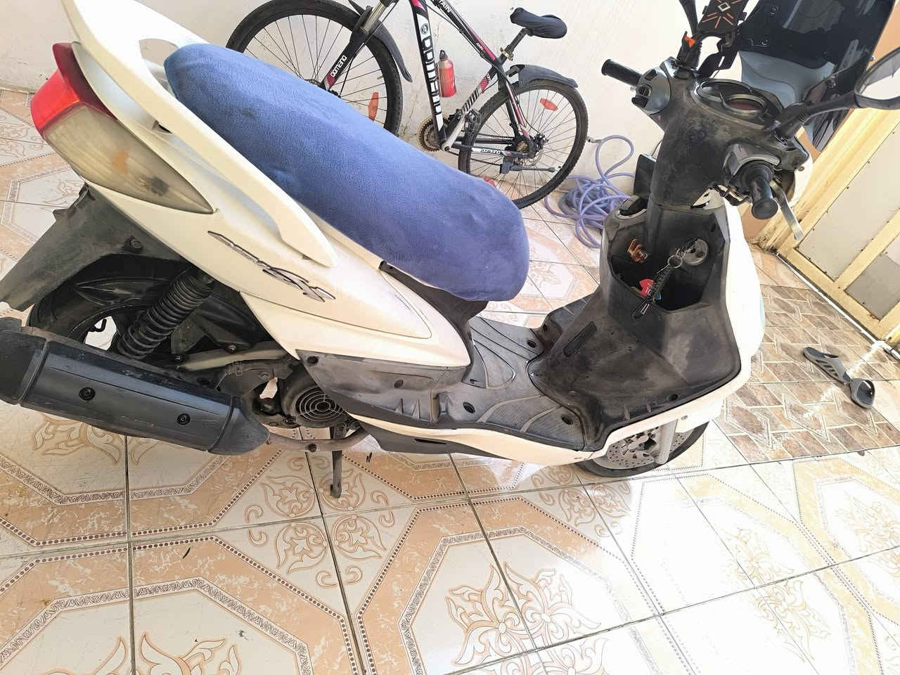 دراجة سكنس ياماها ياباني نوزل
نضيف مكينه كبس السعر 650 الف ***********
