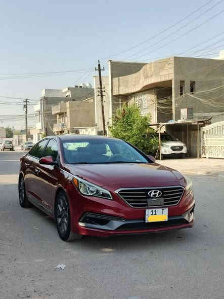 ‏سلام عليكم هونداي سوناتا موديل 2016 وارد امريكا لون  ماروني حادث جاملغ وبونيد شواصي مكفوله ولغود مكفوله عل فحص بنيد مبدل اصلي نفس اللون  ولجاملغ مصبوغ مكينه كير مكفولات مكينه 2400 ماشيه 131م تبريد ثلج جاهزه صدر امامي خلفي جيد جداً كشنات جلد كهرباء تحكم ستيرن جهتين كامره خلفيه تاير حجم 18ويل كروم  بغداد بسمي تحويل مباشر هزه ورقم جدد السعر 129وبيها مجال بسيط بغداد المشتل الاتصال *********** بغداد
