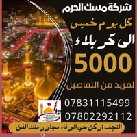 زيارة العتبات • النجف الاشرف • كوستر