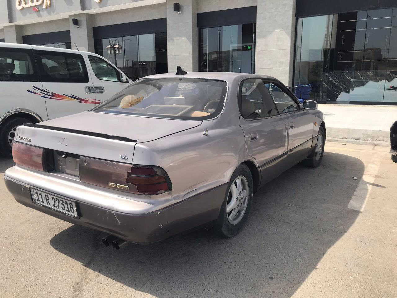 لكزس ES300
موديل 1994 

رقم بغداد بأسمي مشروع وطني

سنوية لل2029 + هزة 

مكينة 3000 بلادي 1MZ
مجاول 

يسرة بلادي 
تبريد ثلج 
تخم تاير جديد 
باتري جديد
داينمو 93 امبير جديد
اذاين جدد 
راديتر جديد 
دبلات جدد 
عمبار بريك جديد و دسكات تخم 
كراسي كهرباء 
شاشة اندرويد 
جام كهرباء 
نقص بطانة باب السائق

مكان السيارة بغداد الكاظمية 
رقم الهاتف :

***********

***********

***********

السعر 45$ قابل للتفاوض
