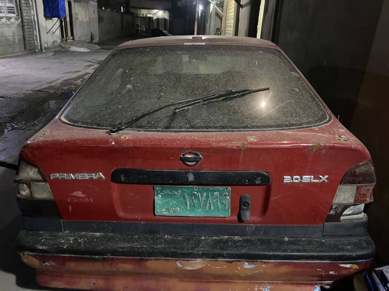 للبيع نيسان بريميره عل وضعيته مثل ماتشوف الصوره يعوزه فحمات سلف وفي تيس سنويه بيضه رقم اخضر غرامات ١٠٠ عليه عنوان موصل حي عدن خابرني أو واتساب*********** السعر٨ ورقات وبيه مجال
