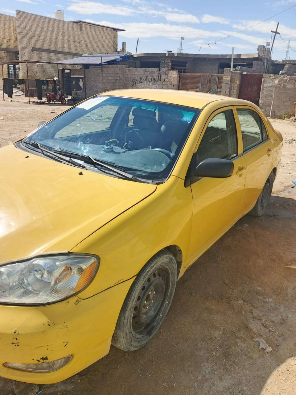 للبيع كورلا موديل ٢٠٠٨ رقم بغداد انكليزي ضررهه جاملغ  وبنيد  علما المحكرك لاطش العنوان  بغداد ابو دشير السعر ٦٨ ورقه ***********
