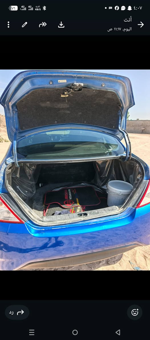 نيسان فيرسه مديل ١٧  عنوان بصره سعره ٨٥
***********
بيها مكانات صبغ
