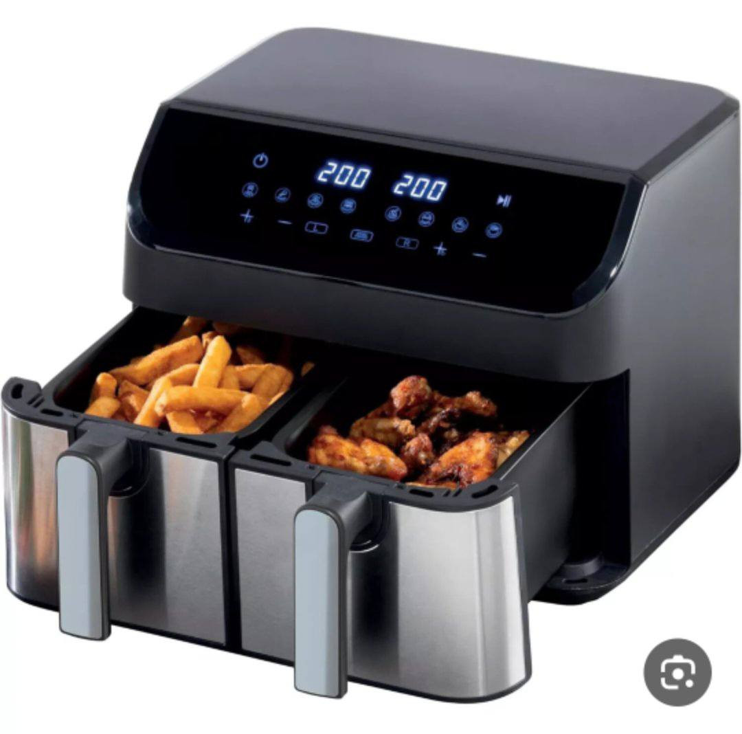 🔥 قلايات هوائية ديجيتال 🔥
✨ شاشة لمس عصرية ✨
🔴 سعة كبيرة;6لتر - 10 لتر –13لتر مناسبة للعوائل
🍗 قلي بدون زيت أو بزيت قليل
⚡ تسخين سريع وتوزيع حرارة متساوي
⏲️ مؤقت + تحكم بدرجة الحرارة
🍟 برامج جاهزة للطبخ (دجاج، بطاطا، سمك وغيرها)
🧼 سهلة التنظيف – طبقة مانعة للالتصاق
💯 أكل صحي وطعم يجنن
📦 متوفرة الآن – الكمية محدودة
للطلب والاستفسار واتساب ***********
توصيل جميع محافظات العراق
