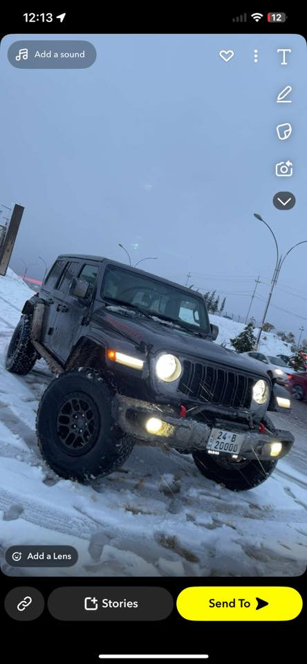 جيب روبيكون كلين تايتل
شكل كليش متغير 392 
دوس دبل ويل تايه كلشي متغير ٣٩٢ مروفوع ٣ اينج
***********
بونت صبوخ بدون اي حادث كلشي بشرط
