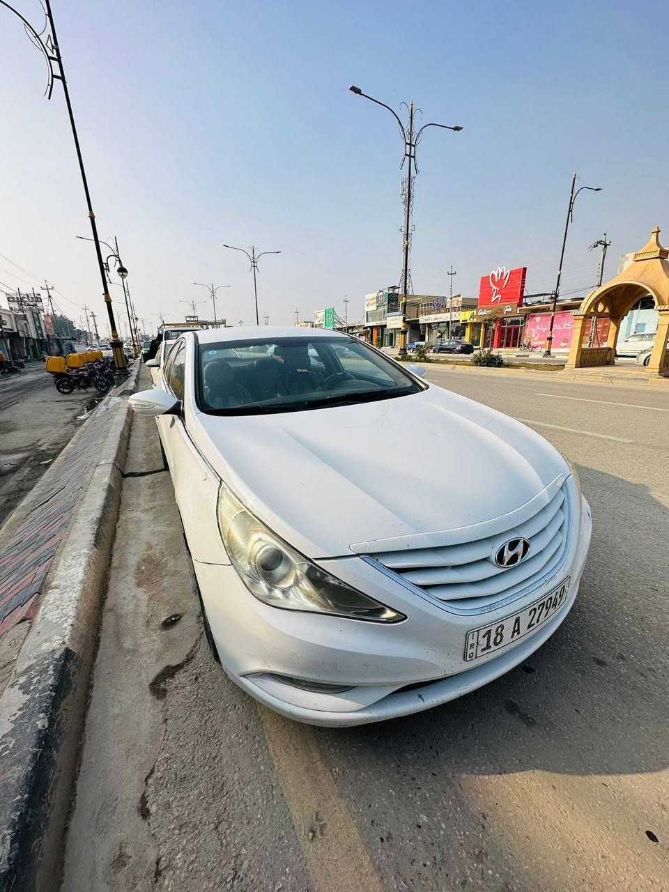 (مكلف بالنشر )سوناتا 2013 خليجي مكينه 2400 دوش سياره مكفوله ما  شبر بالجاملغ الأمامي سياره فول عدا الفتحه والبصمه رقم بابل دولي بأسمي مكاني كربلاء السعر 131
***********
