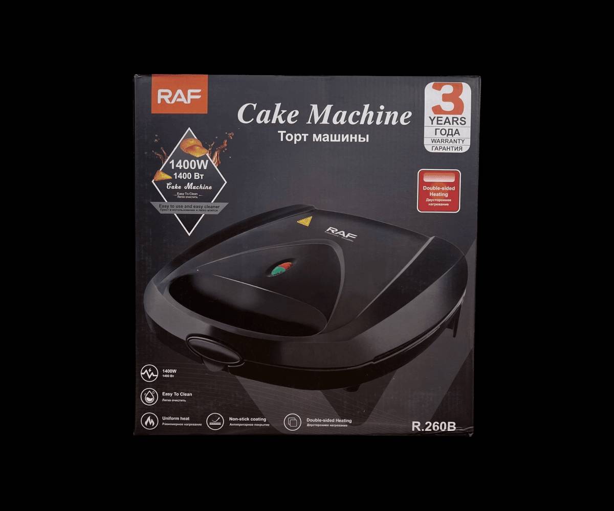 الاستخدامات

مثالية للإفطار، الحلويات، والوجبات الخفيفة في المنزل أو المكتب

مناسبة لتحضير أشكال متعددة في وقت واحد بفضل القوالب المتنوعة

المميزات

قدرة عالية 1400 واط لتسخين سريع وتوزيع حراري متساوٍ من الجهتين

تصميم مزدوج التسخين (Double-sided Heating) لضمان نضوج مثالي من الداخل والخارج

طلاء غير لاصق (Non-stick Coating) يمنع الالتصاق ويسهّل التنظيف

مؤشر ضوئي مزدوج

ضوء أحمر للتشغيل والتسخين

ضوء أخضر يوضح الجاهزية للخبز

مقبض عازل للحرارة لتوفير الأمان أثناء الاستخدام

قفل أمان حراري يمنع السخونة الزائدة ويحافظ على عمر الجهاز

هيكل متين وسهل التنظيف، بتصميم أنيق ومناسب لكل مطبخ

نظام تحكم حراري أوتوماتيكي للحفاظ على درجة حرارة مثالية للخبز

غطاء مزوّد بقفل أمان لمنع الانفتاح أثناء الاستخدام

المواصفات التقنية

الطاقة: 1400 واط

الجهد الكهربائي: 220–240 فولت، 5060 هرتز

المادة: هيكل PF حراري مقاوم للحرارة

نظام التسخين: مزدوج – علوي وسفلي

التحكم الحراري: ترموستات أوتوماتيكي

ملاحظات

يجب تنظيف السطح بقطعة قماش رطبة بعد كل استخدام

يُفضل دهن السطح بقليل من الزبدة أو الزيت قبل الاستخدام الأول

لا يُستخدم بأدوات معدنية حادة لحماية الطبقة غير اللاصقة

لم يتم ذكر بلد المنشأ

طول سلك الكهرباء 85 سم