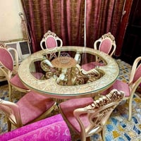 ميز طعام ملكي • ٦ كراسي • صلاح الدين