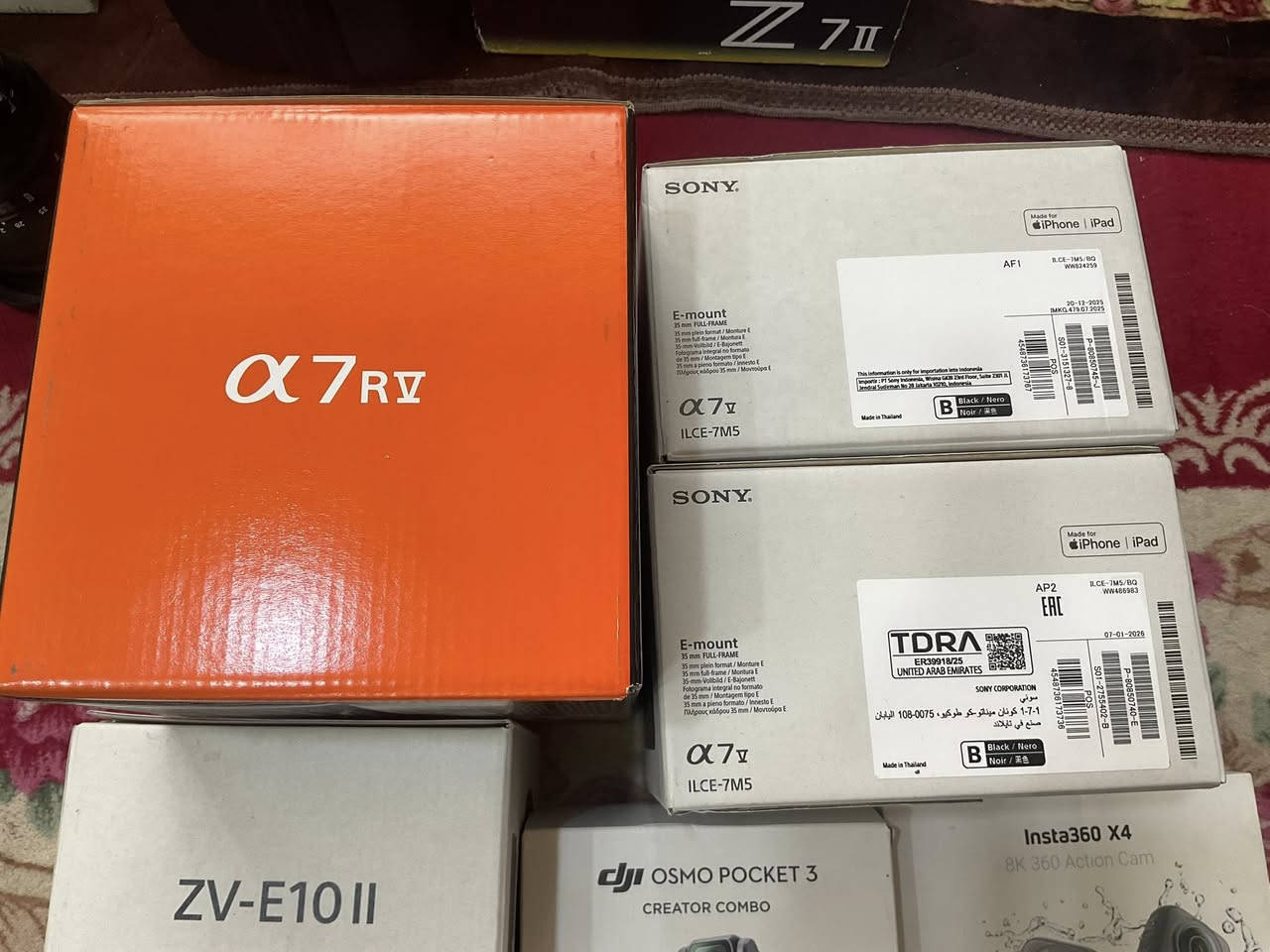 سوني الحديث (a7V) سوني a75
فقط بدي سعره 4 ملاين جديد ما مستخدم

بيع او مراوس تتوفر سوني a7R5

جديد ما مستخدم جديد 🆕 

مكاني بابل \ بيع او  مراوس سوني نظيف جدا

***********
