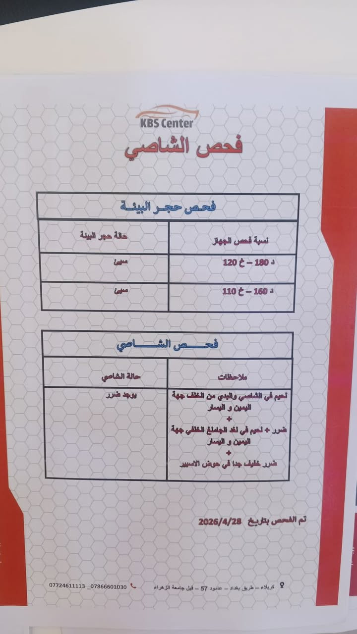 السلام عليكم
جارجر فور ويل 
موديل 2017
رقم اربيل سنوية باسمي +هزة جديدة
حادث خلفي موضح بالصوره 
حدادية امامية خلفية جديدة
السعر 145 
العنوان كربلاء 
متواجد ***********
ممتواجد عالفيس
