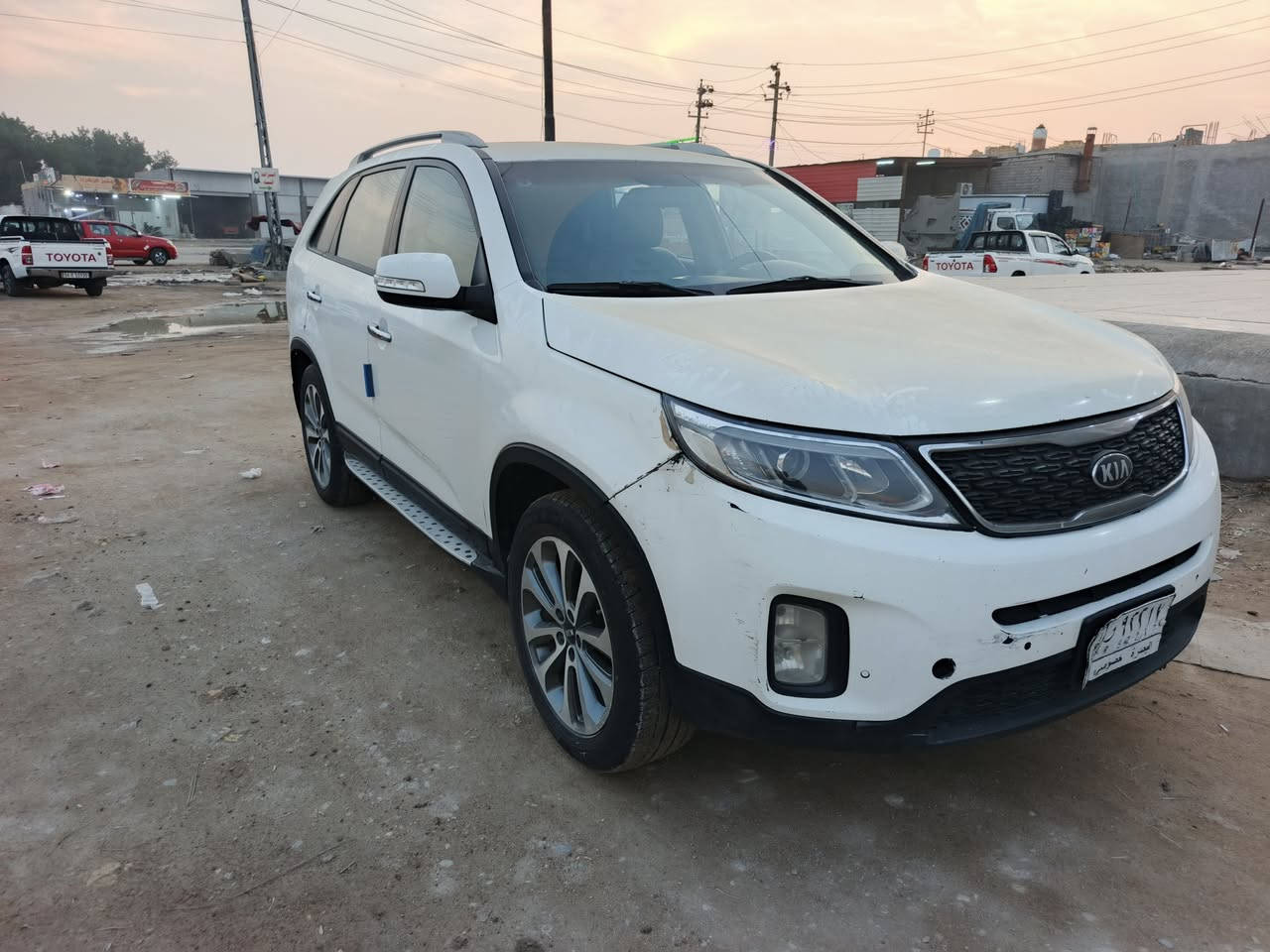 سورنتو 2014 بصمة ٧ راكب 4 سلندر بيها مكانات صبغ بسيطة رقم بصرة تحويل ثاني يوم 3 قطع، تبريد شاشة كامرة، حساسات السعر 140 بيها مجال مكان السيارة البصرة قضاء المدينة ***********
