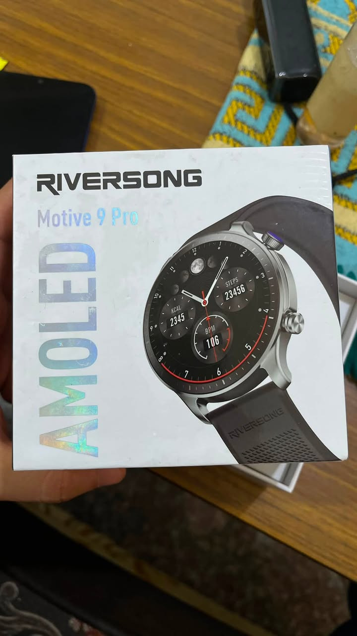 ساعة Riversong Motive 9 pro 
جديدة استعمال قليل جدا مع كامل ملحقاته ومواصفاته موجوده بلصور 
السعر 50 الف مكاني بابل 
رقم التواصل ***********

