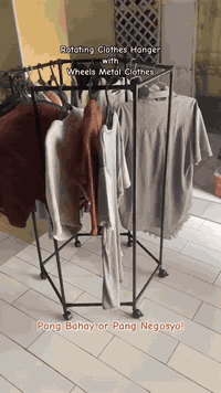 ستاند ملابس اسود دوار بسعر 25 الف دينار وتوصيل مجاني #مع فد شي تختار ا...