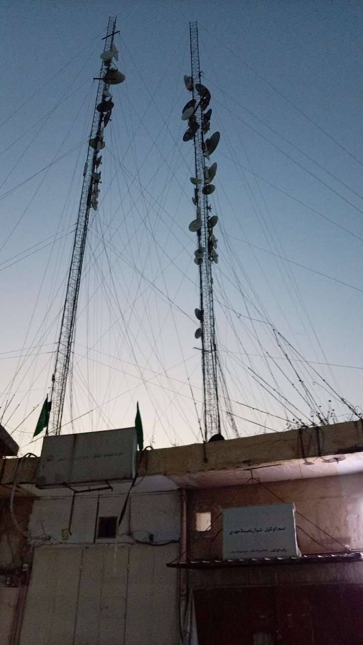 من ضمن عملنا تم صيانه برج اضافه اسلاك وهوكات وتصعيد اجهزه
يوجد كادر متخصص في مجال الانترنيت 
***********
