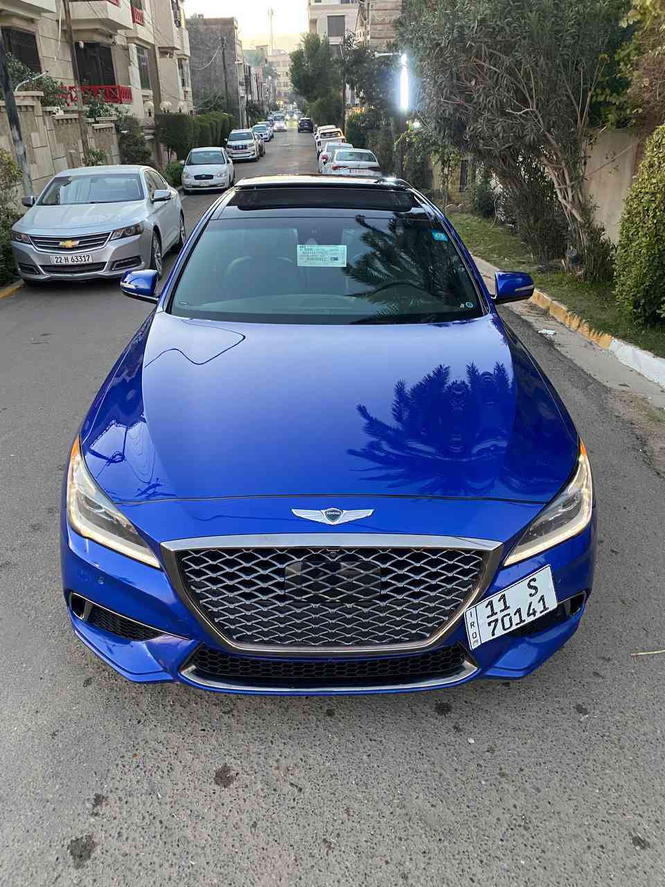 من احلة وانظف واجدد الجينيسسات بل عراق ⚔️🧿🧿🧿⚔️
‏فخر الصناعه الكورية 💪 جينيسس 2020 SPORT  80g للبيع 6 سلندر 3800 تنفس طبيعي 
‏            ( حادث بسيط بجم ضهر كبس) 
‏ فول مواصفات رقم بغداد الجديد بسمي توني مجدد السنوية والرقم ولهزة.. مواصفات حذكر الي يجي بالي:-
‏1.بصمة ابواب وتشغيل وصندوك 
‏2.رادار امامي خلفي وجانبي 
‏3.قادة آلية يعني تشيل رجلك من البانزين ولبريك وهية تتحكم بنفسهة اذا صارت سيارة كدامهة تخفف ومن ينفتح طريق ترجع ادوس بانزين من وحدهة +اوتو ستوب يعني اذا صار شي كدامك مفاجأ هية تنطي تحذير وتاخذ بريك من وحدهة.
‏4.سقف بانوراما
‏5.مري شفط ، اشاير بالمري ، المري قلابة تنزل وية البك وتقفل وتفتح ويه القفل مال سيارة ،تدفئة مري، اشارة ترحيب علامة جينسس عل ارض تطلع
‏6.كشنات جلد تبريد وتدفئة كشنات امامية وتدفئة كشنات خلفية 
‏7.نقطة عمياء 
‏8.شاشة كبيرة. تدعم نظام ابل كار بلي + نظام الملاحة العالمي  
‏9.ويل  بورت SPORT  بلادي
‏10.كشنات كهرباء 
‏11.تحذير الخروج عن المسار 
‏12.كروز سرعة 
‏13.هاند بريك دكمة 
‏14.تبريد قطعتين 
‏15. اربعة انظمة 
‏قيادة(SMART,SPORT,ECO,COMFORT) 
‏16. شاحن وايرلس للاجهزة الي تدعم الشحن 
‏17. تخشيب دشبول وبيبان
‏18. لايت زينون عالي ناصي 
‏19. ماسحات اوتو هية من ينزل مطر تمسح وحدها 
‏20. شفتات ستيرن 
‏21. بروجكتر زنون
‏22. الجامات الامامية اوتو تنزل وتصعد + دبل جام
‏23. حساسات خلفية
‏24. اوتو هولد السيارة تتوقف وحدها بالازدحام والكير على D وتمشي بمجرد دوسة بانزين
‏25. نظام صوت lexien ١٢ سماعة صوت خرافي
‏26. بردة خلفية كهربائية وبردات جانبية 
‏27. مراية تعتيم كهرباء
‏28. انخفاض صوت هواء التبريد عند الاتصال
‏29. حساس امامي وخلفي
‏30. سايد بريك بصمة
‏بعد هواية مواصفات متجي ابالي
‏⬅️ سيارة شرط كير محرك تبريد صدر تايرات كلهن شركة➡️ 
‏حادث جانبي بسيط // بجم ضهر كبس شركة
‏
‏      مكان السيارة الكاظمية ماشية ٦١ الف 
‏            ⏲️ علق يوصلك السعر⏲️
‏للاستفسار *********** صور حادث خاص او واتساب 👇 شراي يجي يشوف ويدلل
‏ بغداد, العراق
