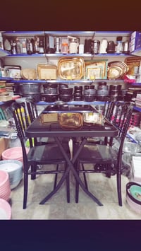 ميز حديد  جام ضد الكسر 10 ملم يناسب الجلسات الداخلية والخارجية يتوفر ب...