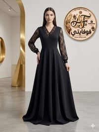 مع إقتراب شهر محرم الحرام...كوني بكامل اناقتك🖤 متوفر الان فستان أسود م...