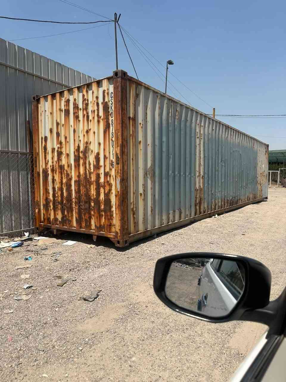 متوفر حاويات كونتينر للبيع بحاله جيده جدا مكانها بغداد الطالبيه نوع ام الفسفوره هاي كيوالوان مختلفه  اسعار مختلفة حسب النظافه متوفر نقل لكل مناطق العراق***********
