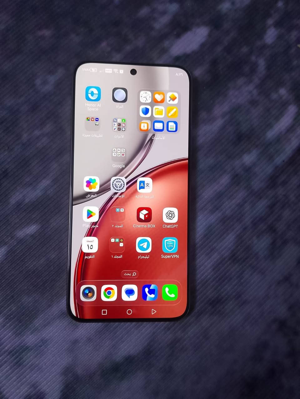 للبيع فقط HONOR X9d أخو الجديد (استخدام أقل شهر، بعده بنايلون الشركة).
• الذاكرة: 256 جيجا / الرام 24 جيجا (12+12).

• البطارية: 8300 مللي أمبير.

• الملحقات: كاملة مع الكارتونة والشاحن الأصلي.

السعر: 425 ألف.

للتواصل:  ***********
