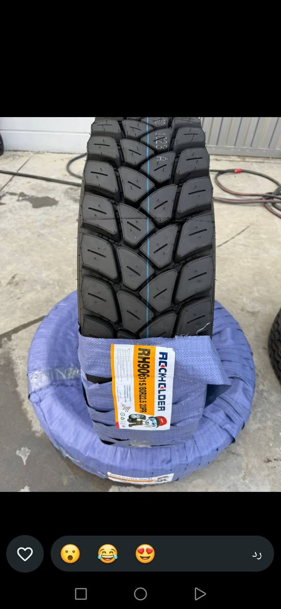 اطارات  صيني  درجة أولى مثلثات حجم 315R80 22-5 إنتاج حديث 2026 (20) قاط السعر مناسب مكانهن كربلاء المقدسة للإستفسار الاتصال ***********
