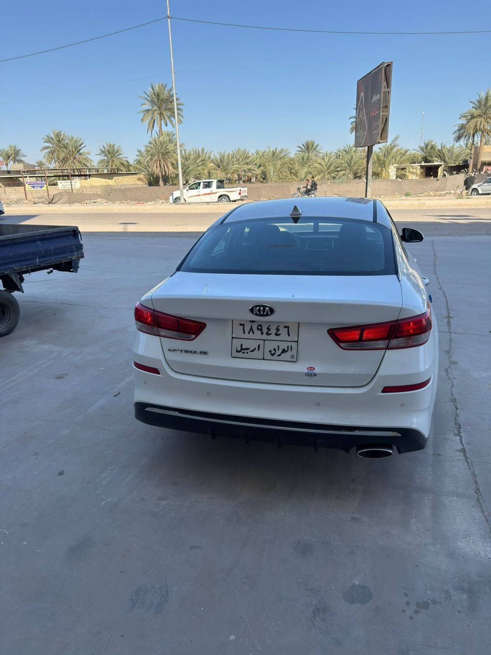 السلام عليكم
بيع او مراوس 

كيا اوبتيما امريكي موديل 2020

ماشيه 96ميل

مكينه 2400

مواصفات 
1 شاشه حجي كبير

2 تحكمات استيرن

3مانع انزلاق 

4تحديد مسار

5حساسات جانبيه خلفيه 

6مانع اصتدام 

سياره جديده كلش جاهزه من كلشي من  مكينه كير حداديه تخم تاير سبير ما نازل ضرر بنيد وجاملغ فقط بدون داخل 
السياره احلا من الصور السعر 148بيه مجال رقم الهاتف *********** وكاله تحويل مباشر المكان الحله
