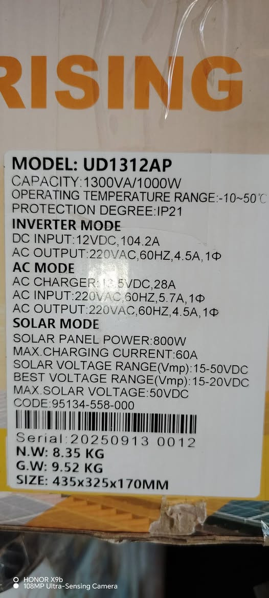 انفرتر 1ك/12 V شمسي جديد 
السعر 170 يتوفر توصيل


**إذا كنت صاحب هذا الإعلان وتريد حذفه لأي سبب، رجاءا أرسل رسالة إلى الدعم الفني**