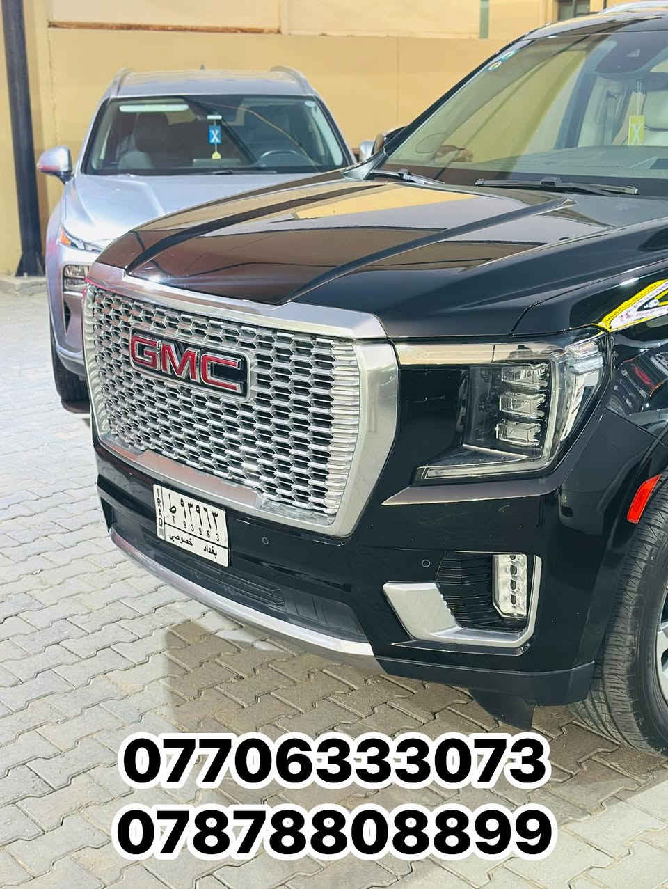 سلام عليكم 🫡 
جمسي دنللي موديل 2023 (GMC DENALI)🖤🤝🖤
كفاله عامه بيها ملاحظات بسيطه للتوضيح السونار مرفق مع الصور ومثبت في التعليقات 
للمعرفة جميع المعلومات والتفاصيل التواصل على الرقم 🫡🤝
***********
***********
العنوان كربلاء المقدسة 
للمعرفة السعر أتواصل على الارقم او بخدمتك 🌹
