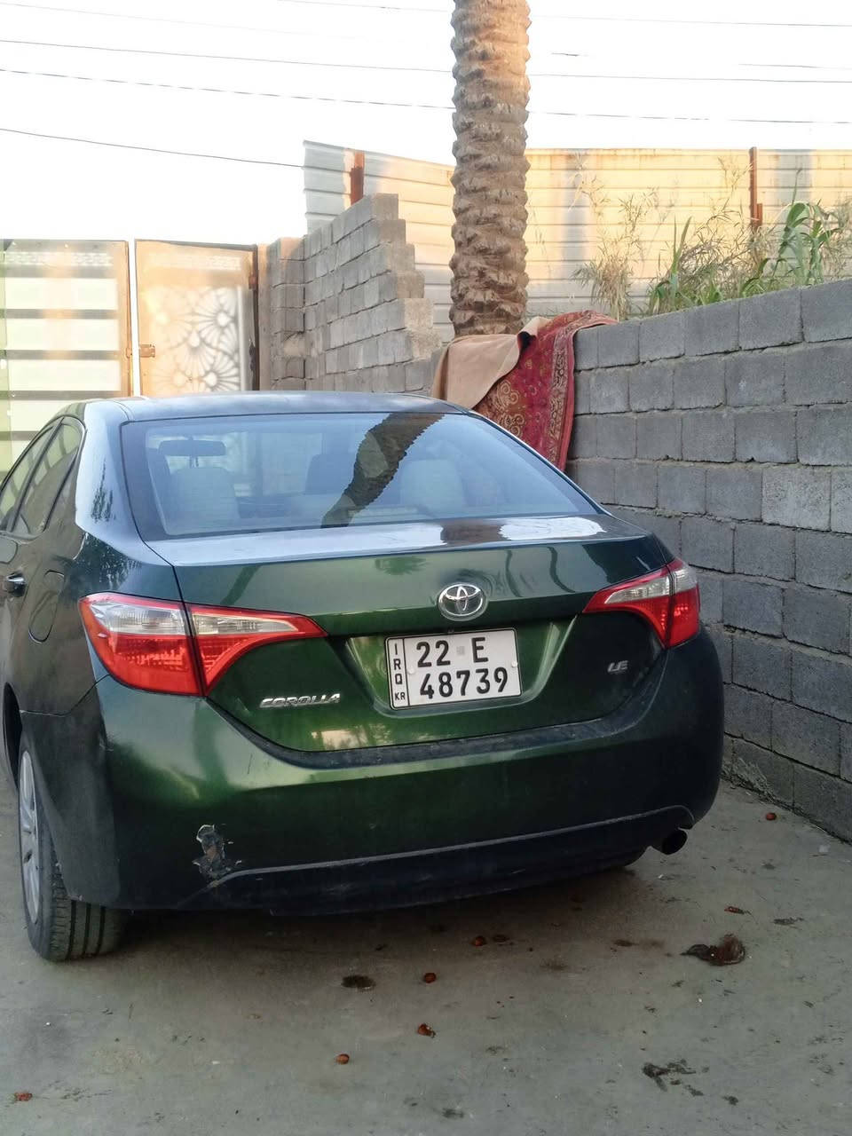 كورلا 2016 LE
وارد امريكي ضربه مبدل جاملغ امامي بدون دواخل 
كير مكينه مكفول رقم اربيل
*********** بغداد, العراق
