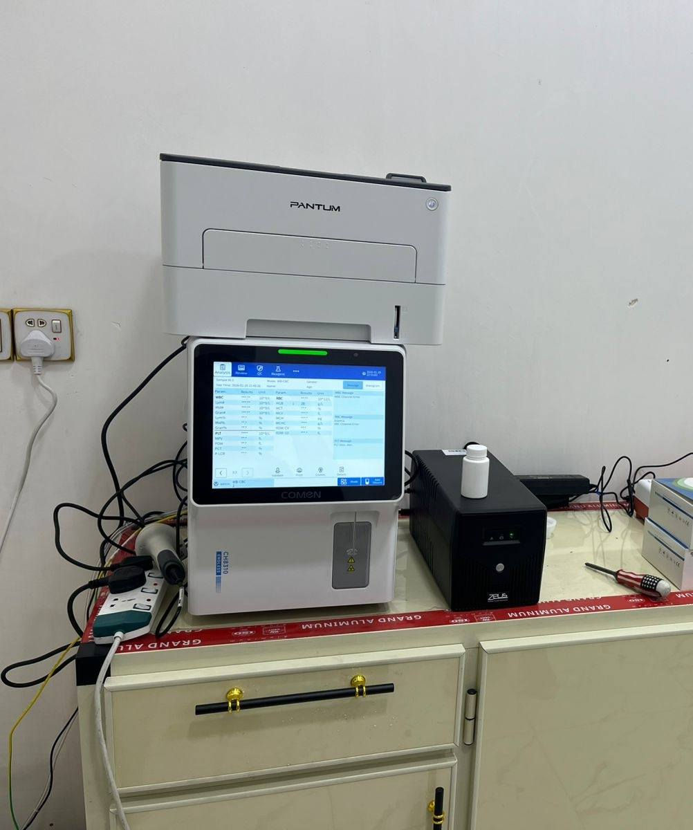 🔷 شركة جوهرة  القيروان
📍 بغداد/ باب المعظم

بالتعاون مع كادر المبيعات والقسم الفني
تم تنصيب وتشغيل جهاز فحص صورة الدم الأوتوماتيكي 
 COMEN CH8310 – Auto hematology Analyzer
في📍 مجمع إشراقة أمل الطبي في بغداد

⚙️ مميزات الجهاز:
✔️ CBC (23–24 باراميتر)
✔️ سرعة 70 فحص/ساعة
✔️ دقة عالية واستهلاك دم قليل
✔️ شاشة لمس ملونة 10.4 إنج
✔️ تشغيل سهل وكلفة تشغيل منخفضة

🔥 عــــروض خــــاصــــة مــــتــــوفــــرة 🔥
💰 الدفع نقداً 
📆 إمكانية الدفع بالأقساط الميسّرة
🔁 الاستبدال بأجهزة مختبرية أخرى (قديم مقابل جديد)

 *********** 📞 شركة جوهرة القيروان 
خبرة في التجهيز… وثقة في الاختيار ✔
