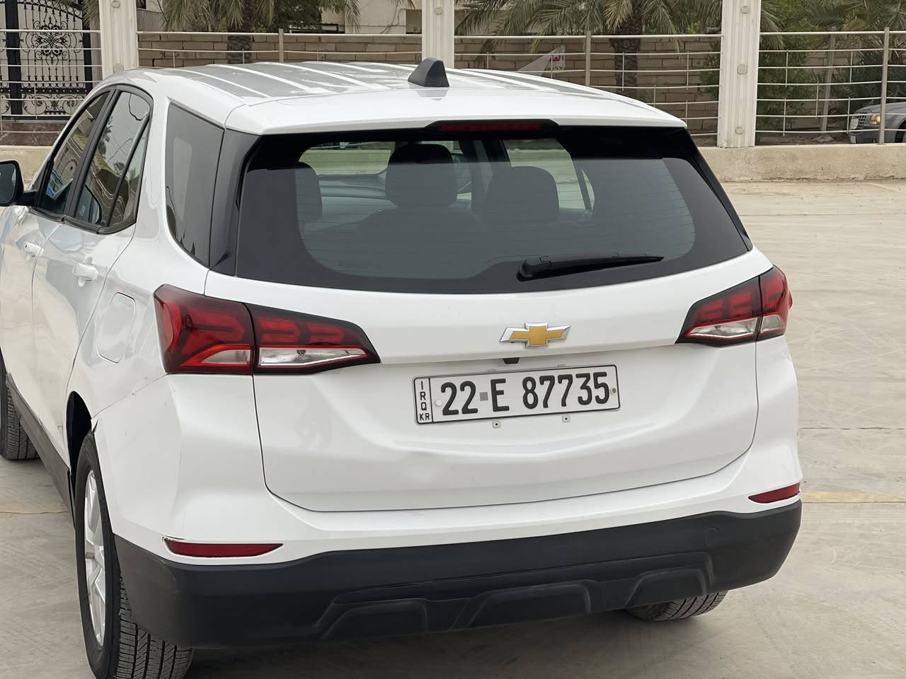 ‎شوفرليت كوينكس 2022
‎ماشيه 49 الف 
‎حجم المحرك 1500 تيربو
‎الحادث جانبي  
‎المواصفات
‎بصمة
‎فورويل
‎ كامرة خلفية
كلش نظيفه وجاهزة السيارة للاخير
السعر 150قفل
‎رقم اربيل تريد وكالة تريد تحويل  
‎مكاني واسط_الكوت ***********
