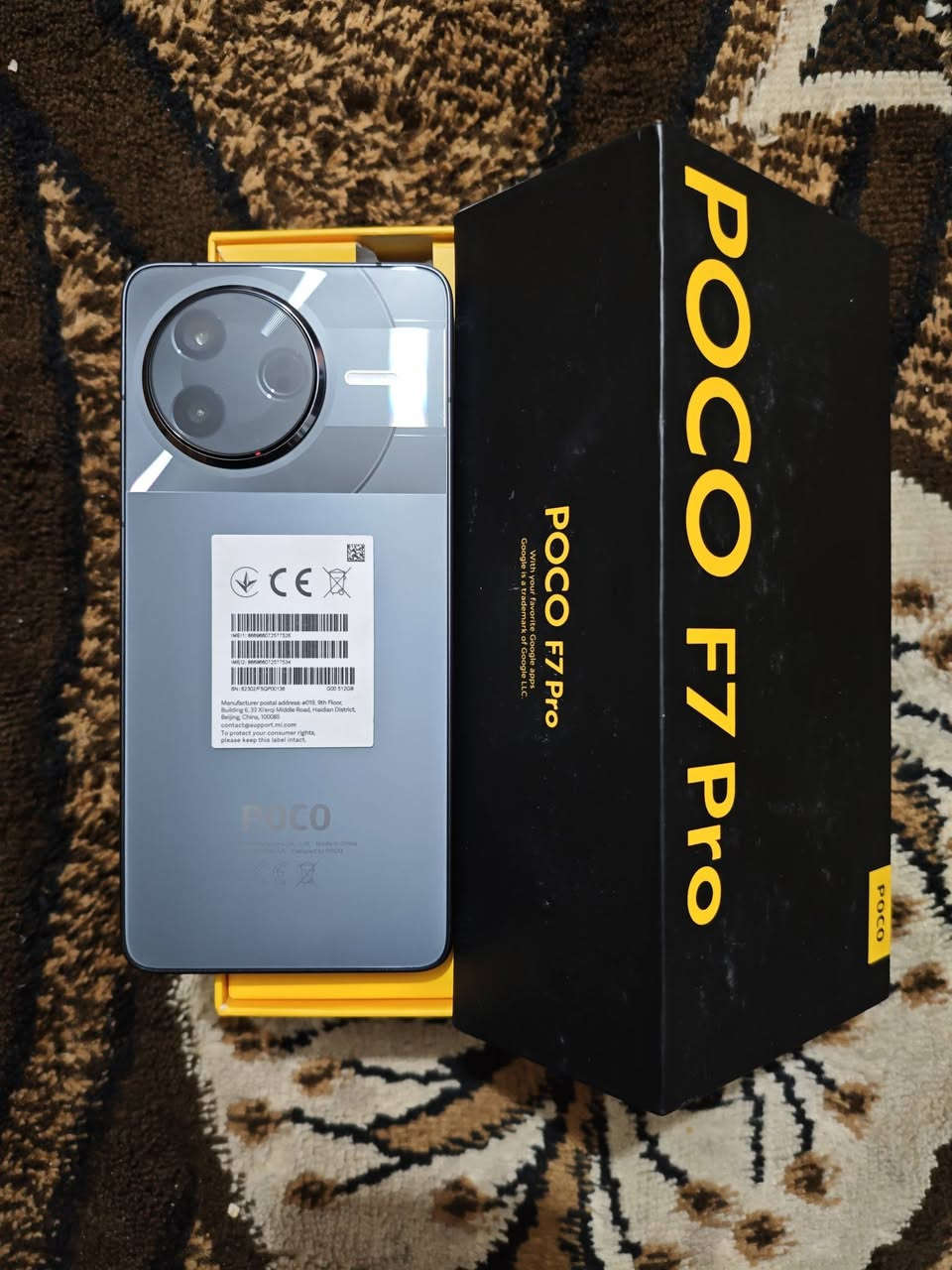 پوكو أف 7 پرو
كامل الملحقات
الذاكرة 512
الرام 12
صحة البطارية 100
عدد دورات الشحن 80
الشاشة أمولد
يدعم الشحن السريع بقوة 90 واط
للبيع بـ 525
أو للمراوس
مكاني بغداد
رقم الهاتف
***********
