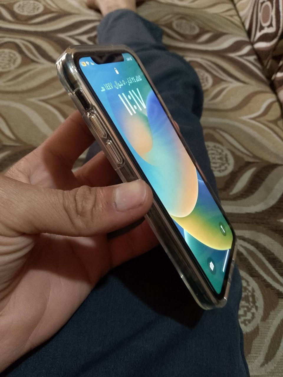 سلام عليكم ايفون اكس كلش نضيف ذاكره 256,مبدل بطاريه اصليه فيس ايدي واگف جهاز كلش حلو سعر 170 وبيه قليل مجال واتساب ***********
