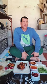 عرض رمضان • صينية تمن • نص دجاجة شوي