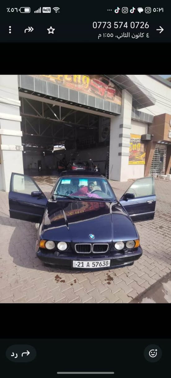 ١٩٩٥مكينه ٥٢٥ تك دجتل اصل بليته وسنويه سياره نضيفه كير ومكينه نضيف وبدون حادث سنويه جديد دفتر بانزين شرط التحويل والغرامات سعر ٦٥ رقم تلفون *********** كركوك, العراق
