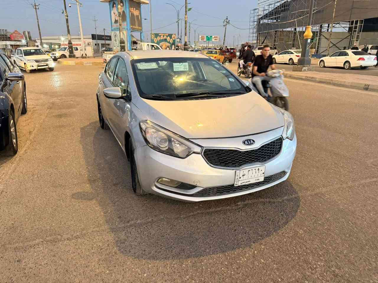 كيا فورتي موديل 2015 رقم بغداد سنويه جديده مشروع وطني سياره وارد امريكي حادثها جاملغ امامي مبدل الايسر فقط لباقي كفاله من التبديل بيها رشات صبغ سياره جاهزه مكينه 2000 دوش المرغوب جاهزه كيرمكينه حداديه تخم تاير تبريد جاهزه سعر 88 مكاني ميسان لعماره ***********
