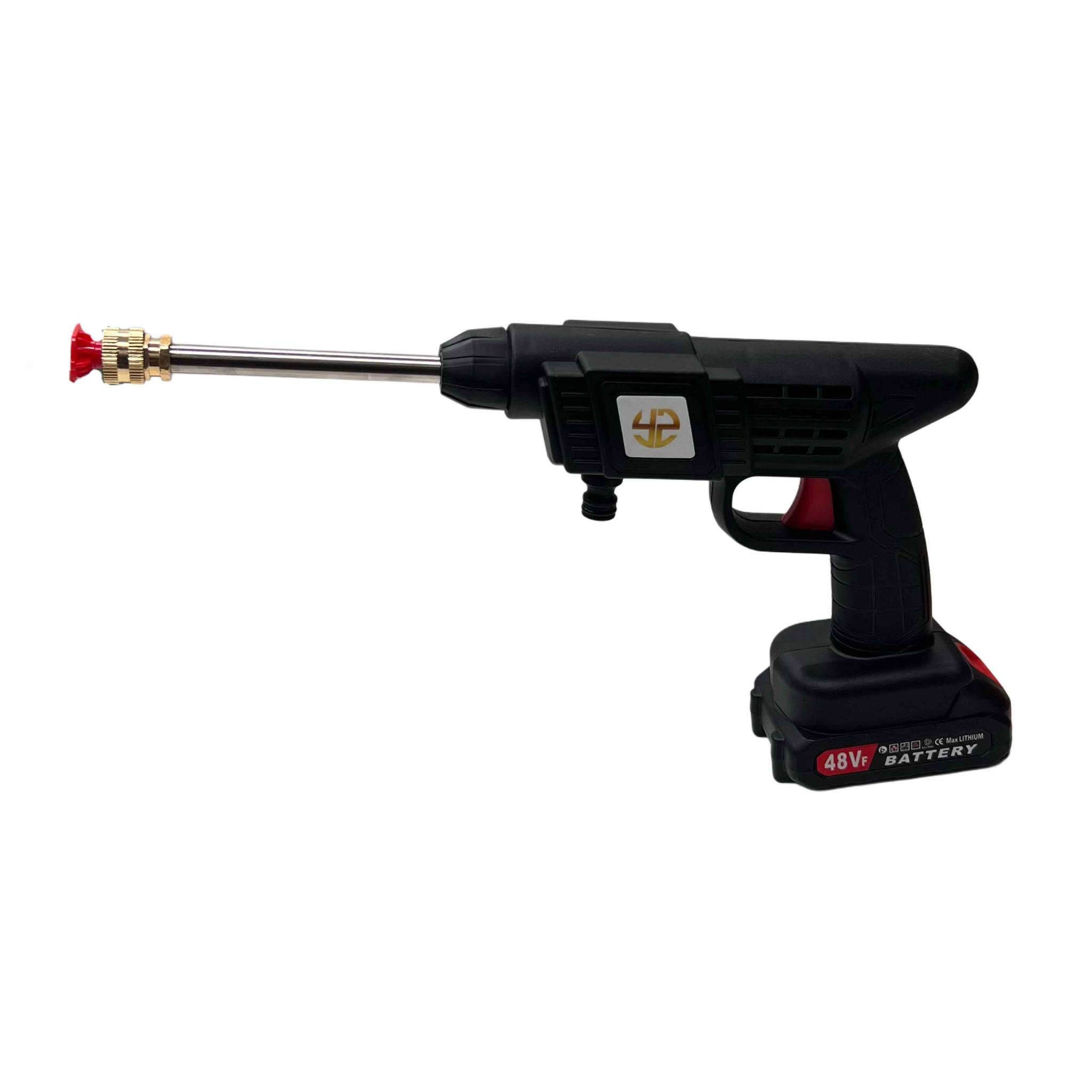 مسدس غسيل سيارات كهربائي محمول ببطارية ليثيوم
• جهاز غسيل سيارات كهربائي محمول يعمل ببطارية 
محتويات العلبة:
• مسدس الغسيل الكهربائي
• بطارية ليثيوم
• شاحن بطارية
• خرطوم ماء طوله 5 متر
• فلتر سحب للماء
• وصلة/محول توصيل
• قضيب رش أمامي
• فوهة متعددة الاستخدام
• عبوة رغوة (Foam Pot)
يوجد خدمة توصيل لجميع المحافظات بغداد, العراق


**إذا كنت صاحب هذا الإعلان وتريد حذفه لأي سبب، رجاءا أرسل رسالة إلى الدعم الفني**