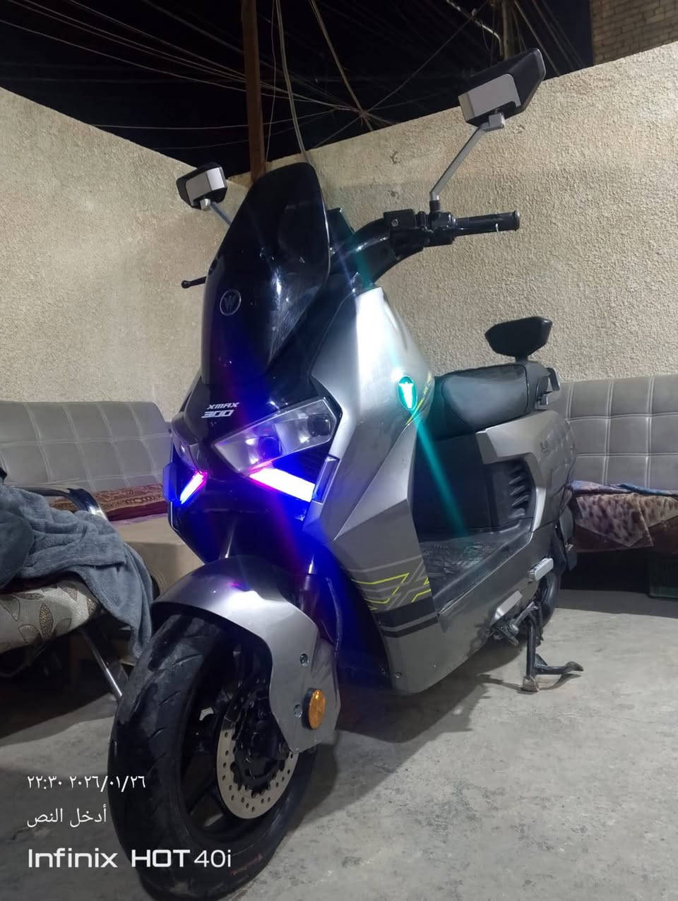 ســـــــــلام علــــــــيكم🙋‍♂️
دراجـــه 💥🔥

مــــــــوديل: 2025💁‍♂️💖
بطــــــارياتـــها: حـجم كبـيـر🕷🕸❤
عــــــدد البطاريات: 6+جديدات
تمشي بالشحنى الوحده 90k🕷🕸🔥
صندوقها موجود 📦🔥🔥
ســـــــــرعة الدراجه: 90🙆‍♂️🔥🔥🕸
3 سرع بيها✨
نضام Rترجع للخلف❤️
كلشي كامل مكمل بيها انارتها قويه 
نضافه الدراجه 100/100🔥❤️‍🔥

الدراجه الاخر حبايه جميله جداً
سعــر الدراجــــــة:(بـ مليون) 💁‍♂️ وبيها مجال جداً بسيط

عــــــــــــــــنـــــــــــوان: بغداد» حي الجامعة» شارع66

الــــــــــرقــــــــــم: *********** اسيا💝
مــــــــلاحضــــــــة! لايوجد فيس ولامازنجر
+
مكلف بالنشر الرقم بيه واتساب او اتصال على السيم كارت
