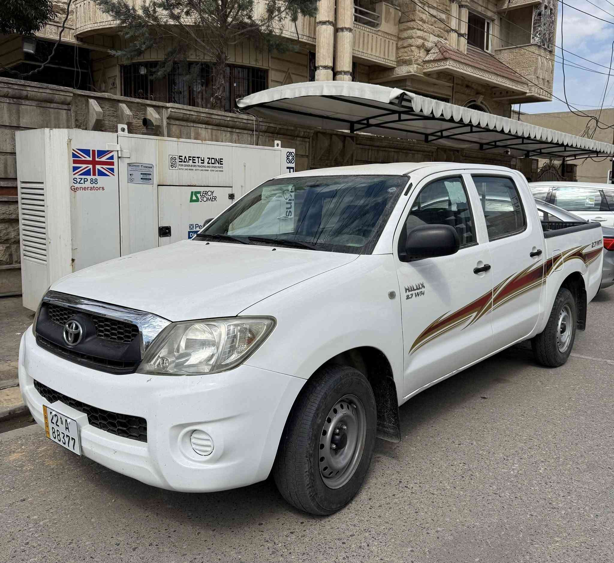 تويوتا هايلوكس ٢٠١٠
بيها فقط شبرين صبغ بالبودى الخلفي
السياره كلشي بيها جديد الرقم والسنوية لحد سنة ٢٠٣١
من دعامية لدعاميه بشرط
بدون ضربة و بدون حادث
السعر ١٤٧ و قابل للتفاوض
مكان السياره اربيل


**إذا كنت صاحب هذا الإعلان وتريد حذفه لأي سبب، رجاءا أرسل رسالة إلى الدعم الفني**