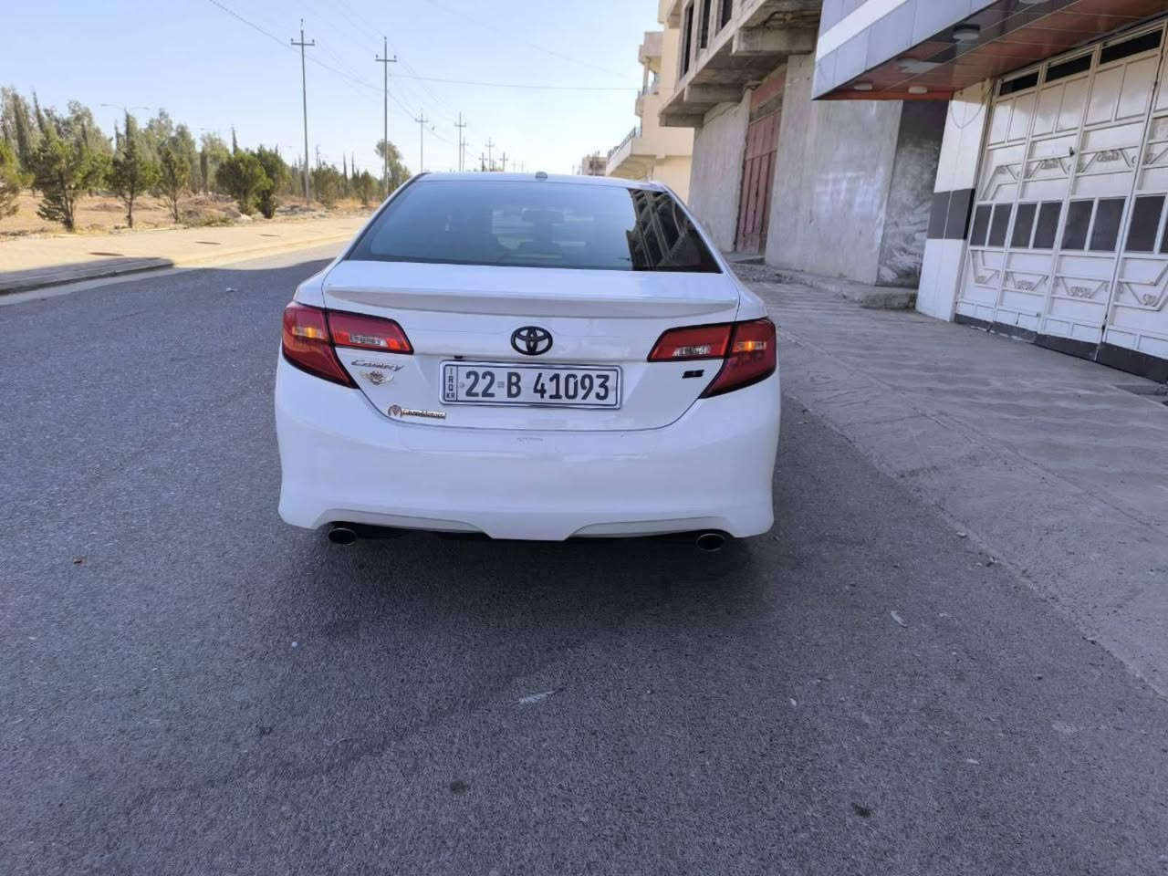 تیۆتا کامری 2014کلین تایتڵ seکەنەدی بیبویاخ سێ شوین pdr هەیە کیرومەکینەی بەشەرت نەکراوەتەوە سەوتی دیجیتاڵ بەیانیشی بەشەرت سەنەوی تا2028تازەیە بەناو خۆمە کۆبۆن بەنزینی کرکوکی هەیە سیرڤسی کاملی بۆکراوە چوارتایەتازە یەک هەزار مەسوفی نیە 160هەزار ڕۆشتوە
مواسەفات
دەبڵ ساڵنصا
بەصمە
جلد وکوشن کارەبا 
دزە خلیسک 
ڤۆلیۆم چوارجام ئوتۆ
دەگابەصمە
شاشە وحاسەوکامیرە
ویل کرۆم بیلاد
سێ گیروگیرلەسوکان
نمونەلەجوانی وپاکی وتازەی
سعری155معاملە
***********
*********** شمشمل, السليمانية
