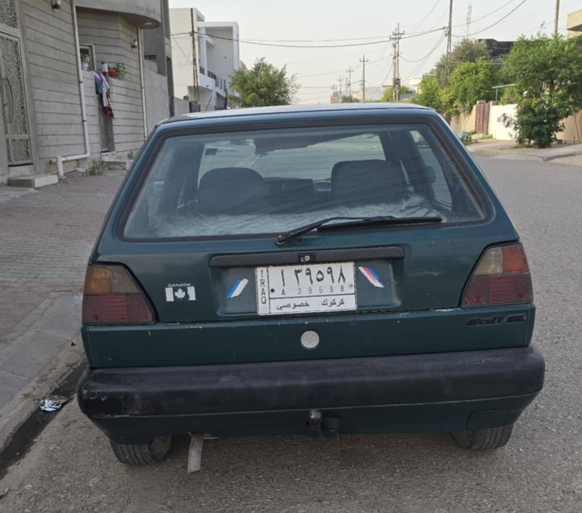 سياره گۆلف موديل/1991 شرط  التحويل  /رقم( أ ) بطاقة بنزين وياها / رقم موبايل/*********** كركوك, العراق
