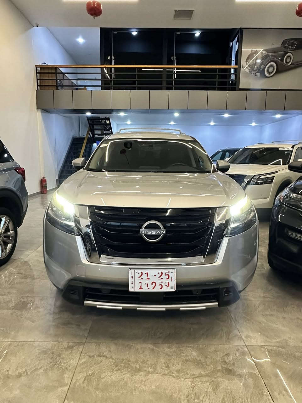 NISSAN PATHFINDER SL

اللون : : سلفر

الموديل : 2023

السعر. 263 ورقه

نوع المحرك : 6 سلندر

عداد المسافه :  57 الف مايل

الضرر : كما موضح بالصور بدون صبغ بدون تبديل بدون تعديل

صور الضرر و رقم الشاصي مرفق

بدون رقم تترقم ( اربيل - دهوك - سليمانية )

المواصفات : SL

خمس كاميرات (360) 
بصمه تشغيل بصمة اربع ابواب
تشغيل عن بعد 
كشنات تدفئة امامي و خلفي  
ستيرن تدفئة شفتات استيرن 
كشنات كهرباء  بردات ابواب رادار امامي
رادارات جانبيه رادار خلفي  
منافذ USB امامي وخلفي 
شاشه كبيرة 
مانع انزلاق كروز سرعه
هاند بريك بصمه اوتو هولد
نظام ايكو نورمال سبورت 
حساس امامي و حساس خلفي 
تحديد مسار
صندوق كهرباء
7 راكب
العنوان كركوك شارع المعارض 
معرض العدل لتجارة السيارات الحديثه 
للاستفسار التواصل مع الأرقآم 👇
***********
***********
***********
