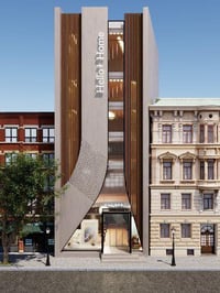 بناية طابقين • شارع ٤٠ • واجهة ٤م