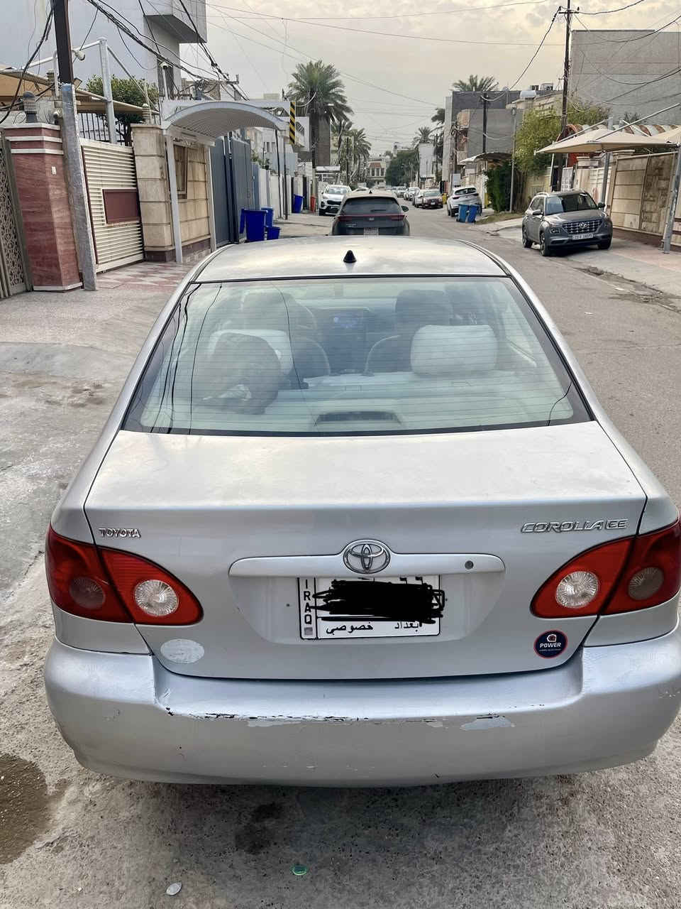 مكلف بالنشر
تويوتا كورلا امريكي موديل 2008
               بيها جاملغ خلفي من جهة الصدر والباقي بلادي 
قطعتين صبغ 
للتواصل ***********
