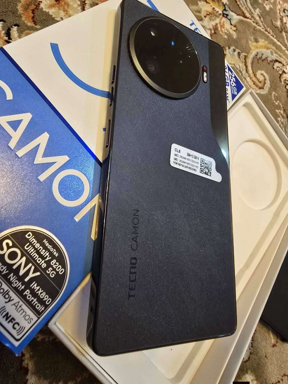 السلام عليكم كامون 30برو 5G. رام 12+12 ذاكرة 256 معدل تحديث الشاشه  144h استخدام 3 تيام  للبيع 270 او مراوس ب أيفون 12 برو ماكس  مكاني بغداد شارع حيفا.    
رقمي 
***********
